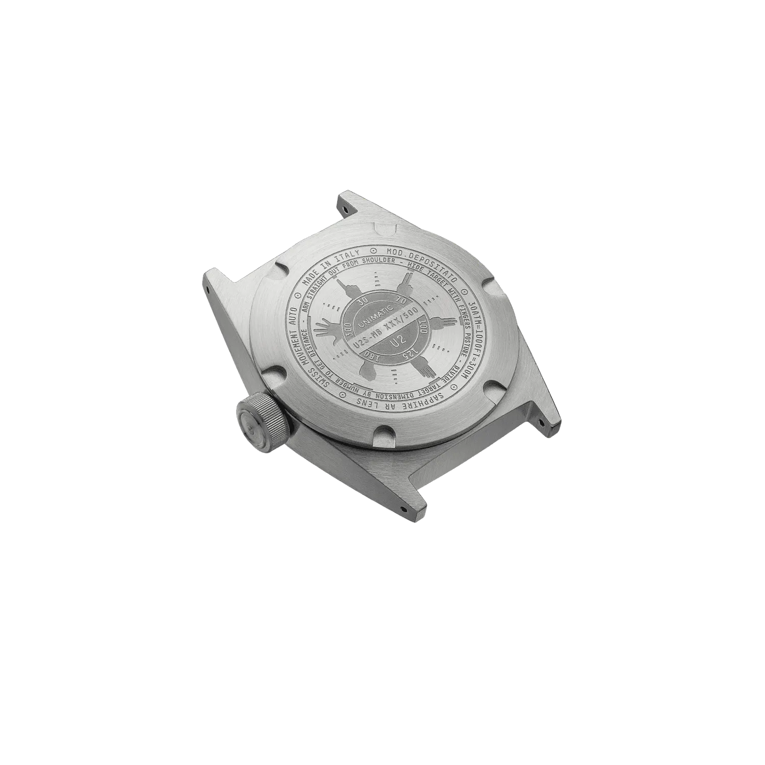 Unimatic Modello Due U2S-MB veldhorloge 38mm bruin