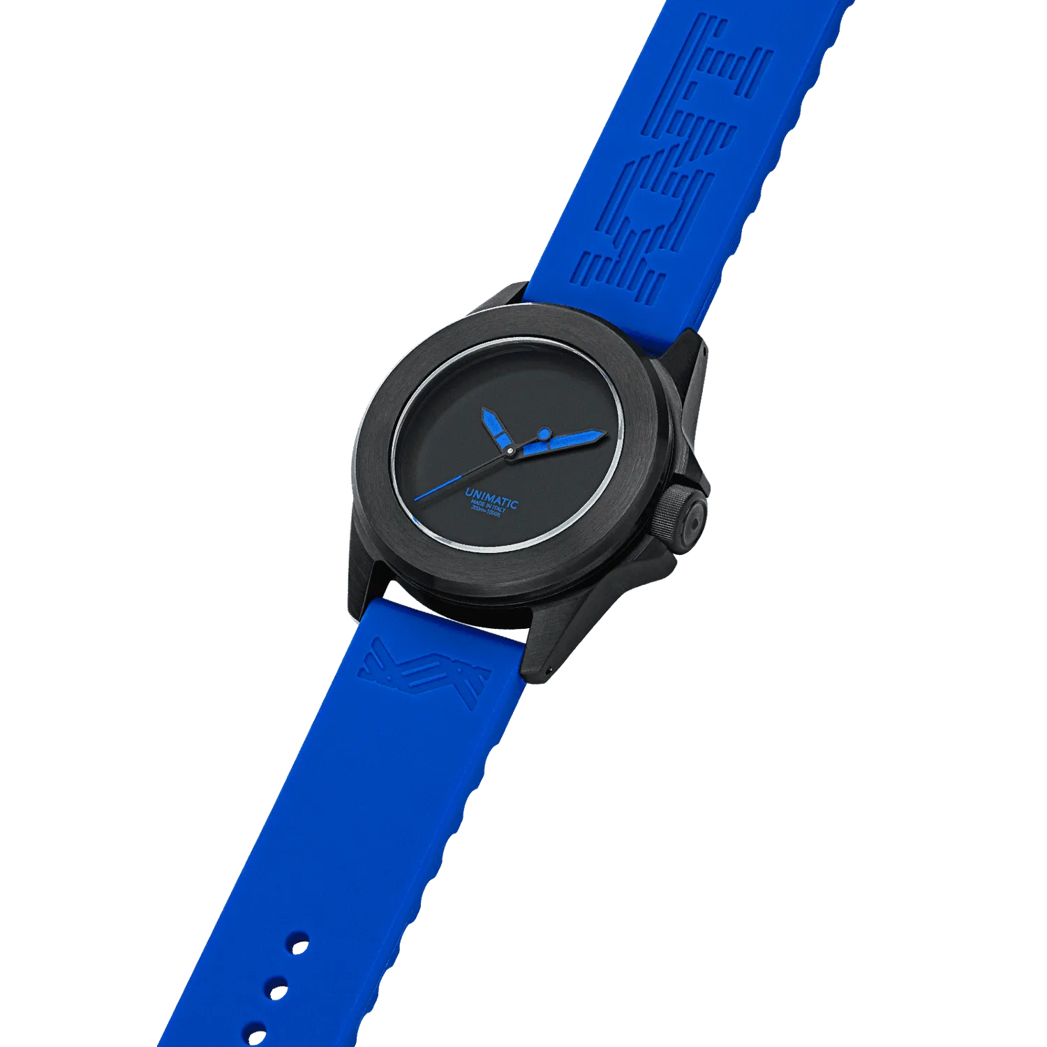 Unimatic Modello Quattro U4S-KNT horloge zwart DLC automaat