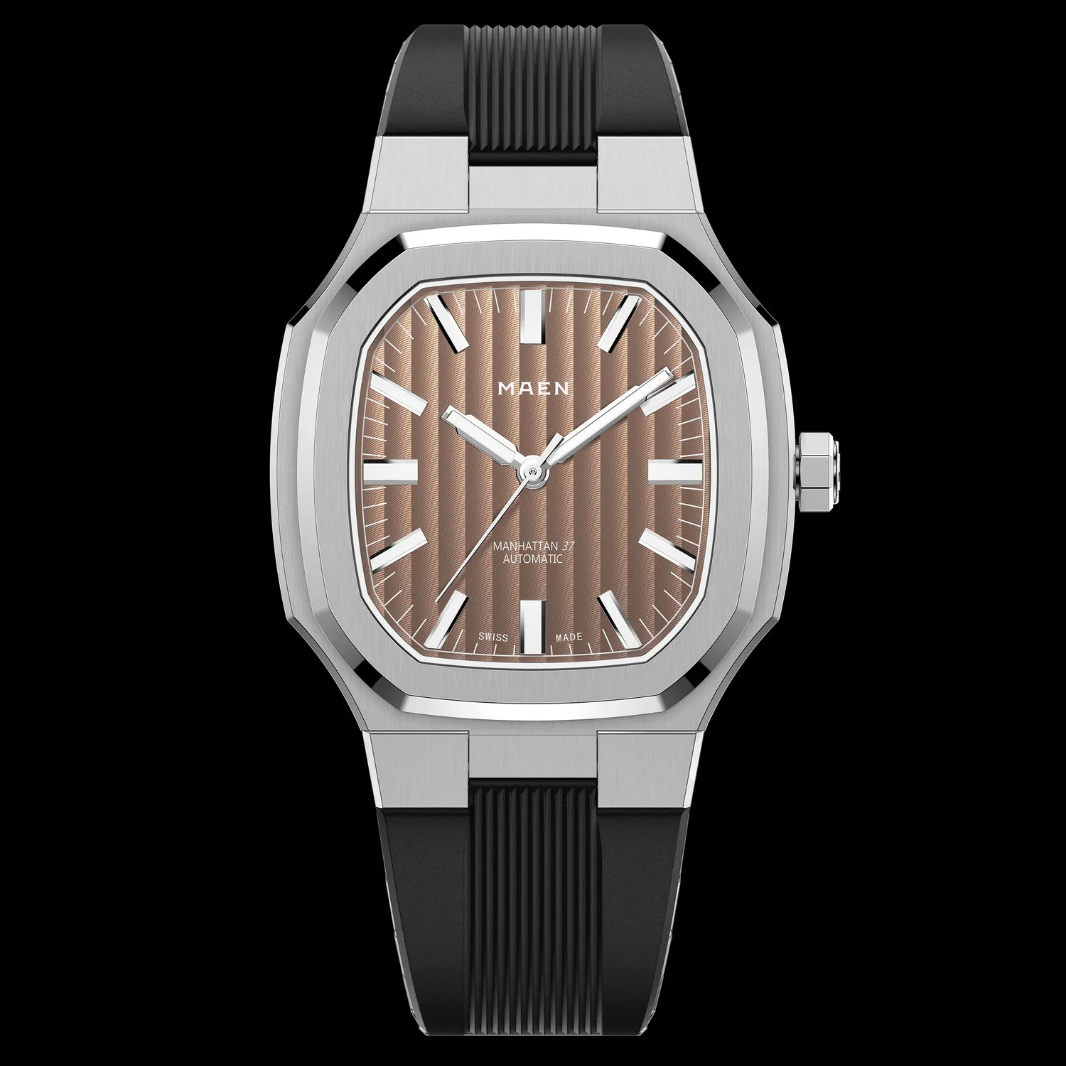Maen Manhattan 37 M2.1.4 horloge staal