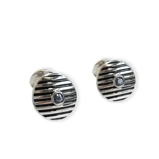 Juwelier Ripassa Saffier Emaille manchetknopen