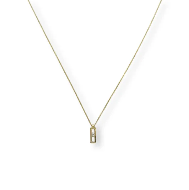 Juwelier Ripassa geelgouden collier diamant