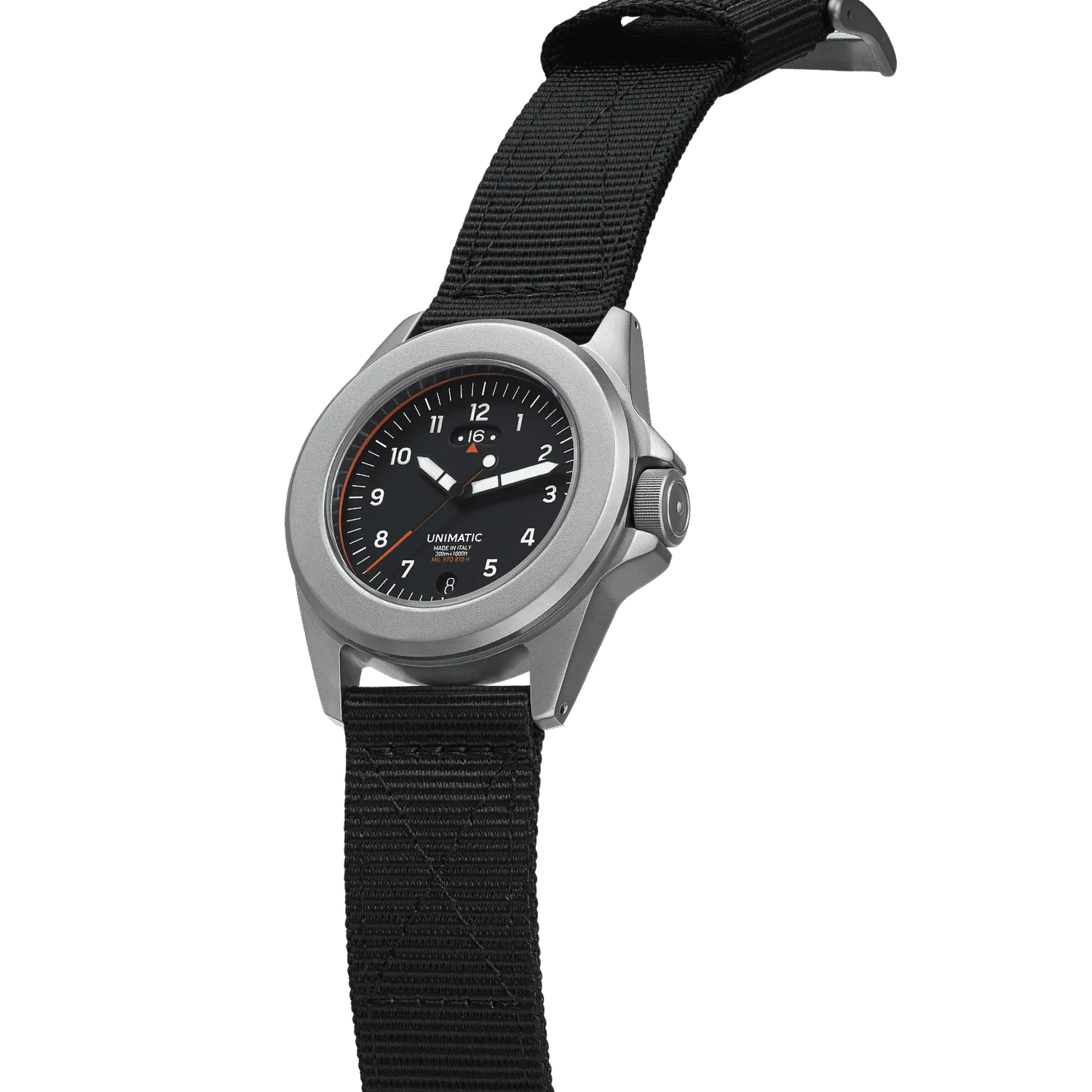 Unimatic Modello Quattro UT4-GMT horloge zwart GMT