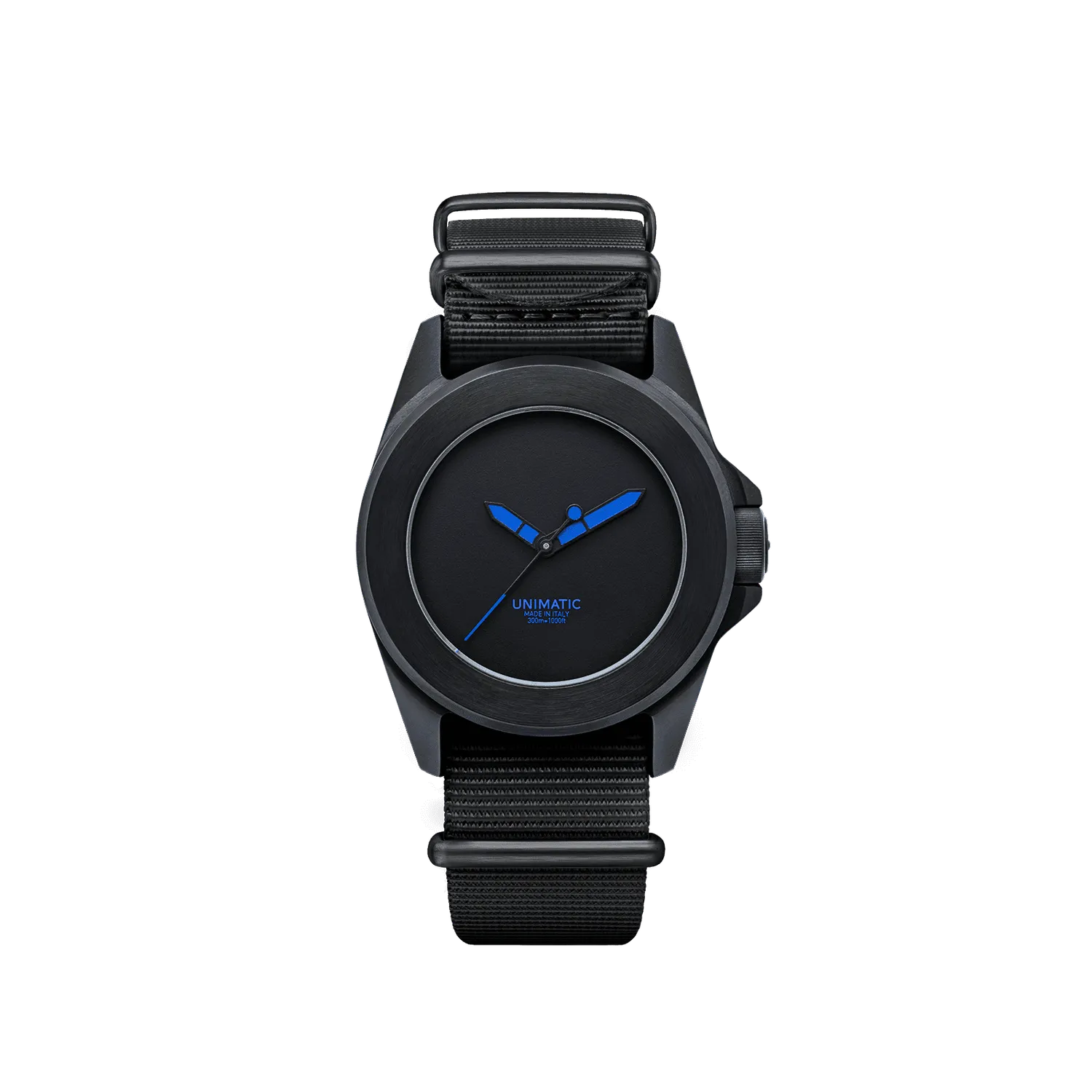 Unimatic Modello Quattro U4S-KNT horloge zwart DLC automaat
