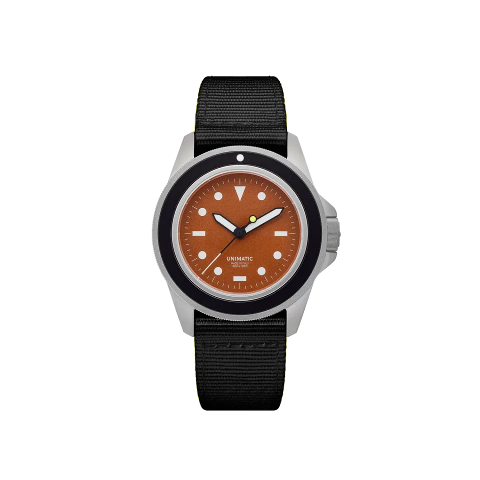 Unimatic Modello Uno U1-TSP duikhorloge rood 41,5mm