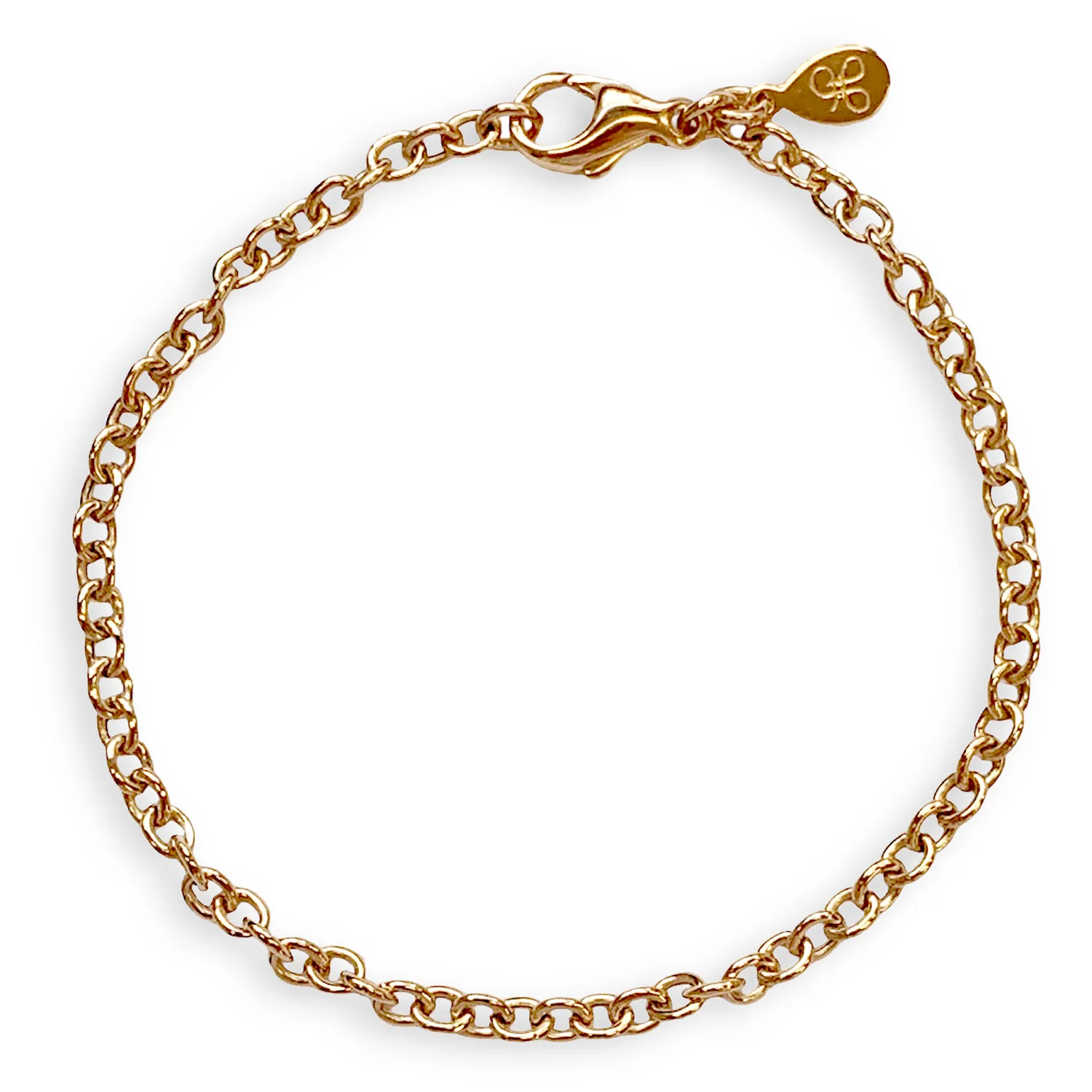 Juwelier Ripassa roségouden schakelarmband fijne schakel