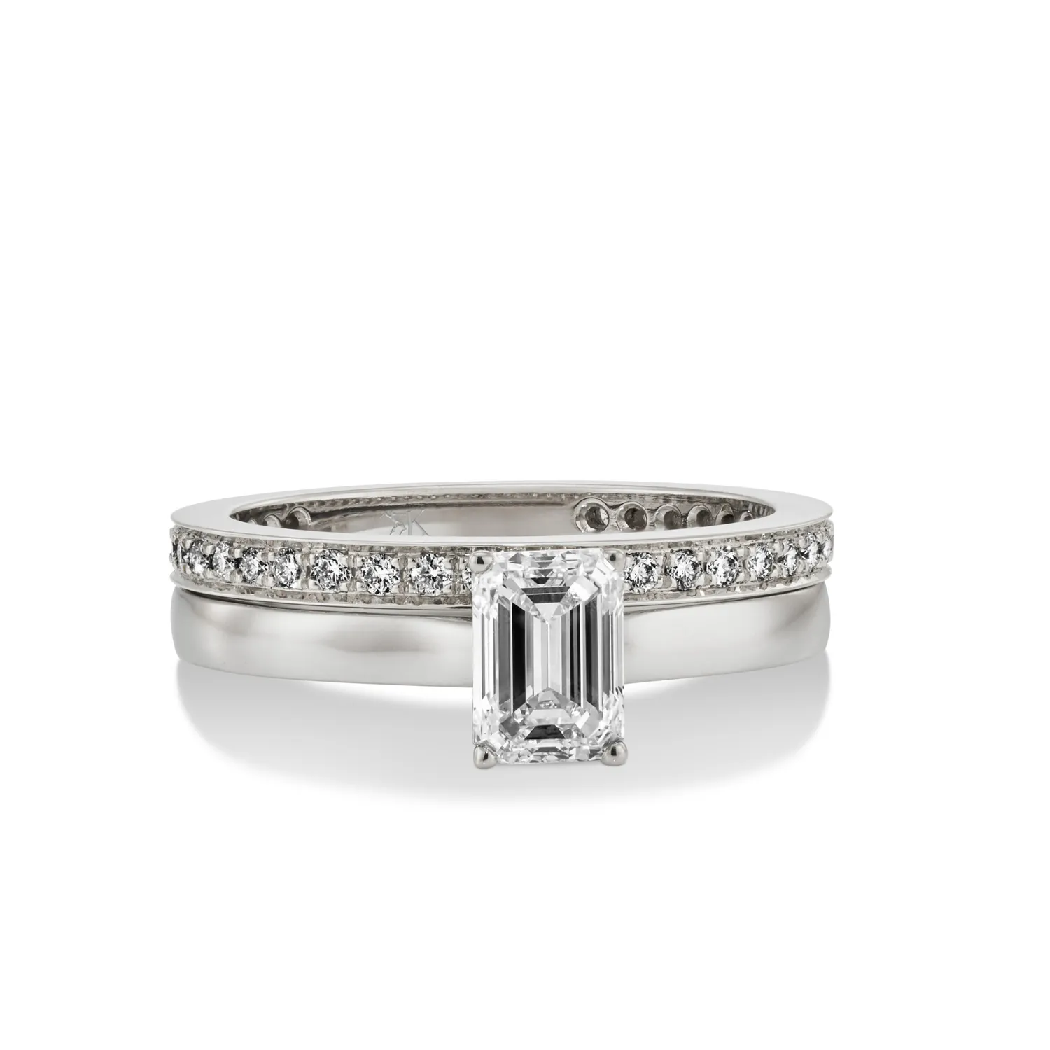 Juwelier Ripassa wit gouden ring met diamanten dames