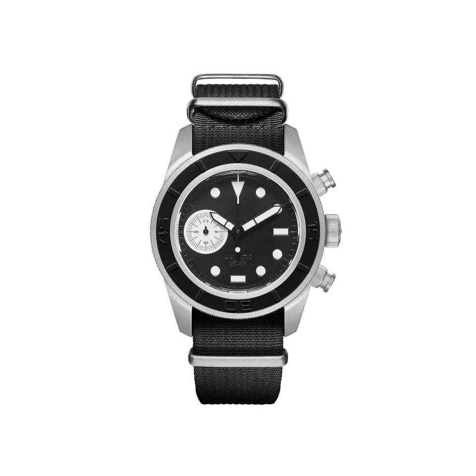 Unimatic Modello Tre U3-AEB chronograaf zwart 300m