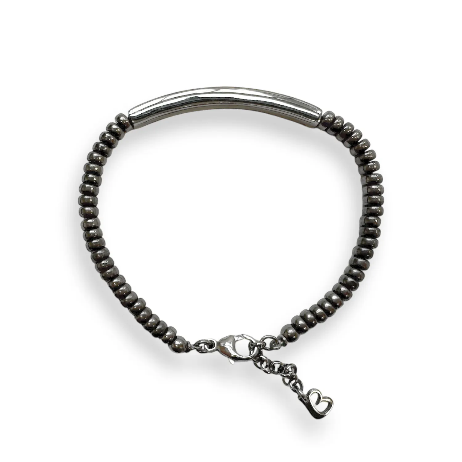 Juwelier Ripassa armband diamant zwart gerhodineerd