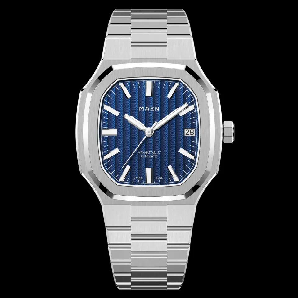 Maen Manhattan 37 M2.1.1 horloge staal automaat