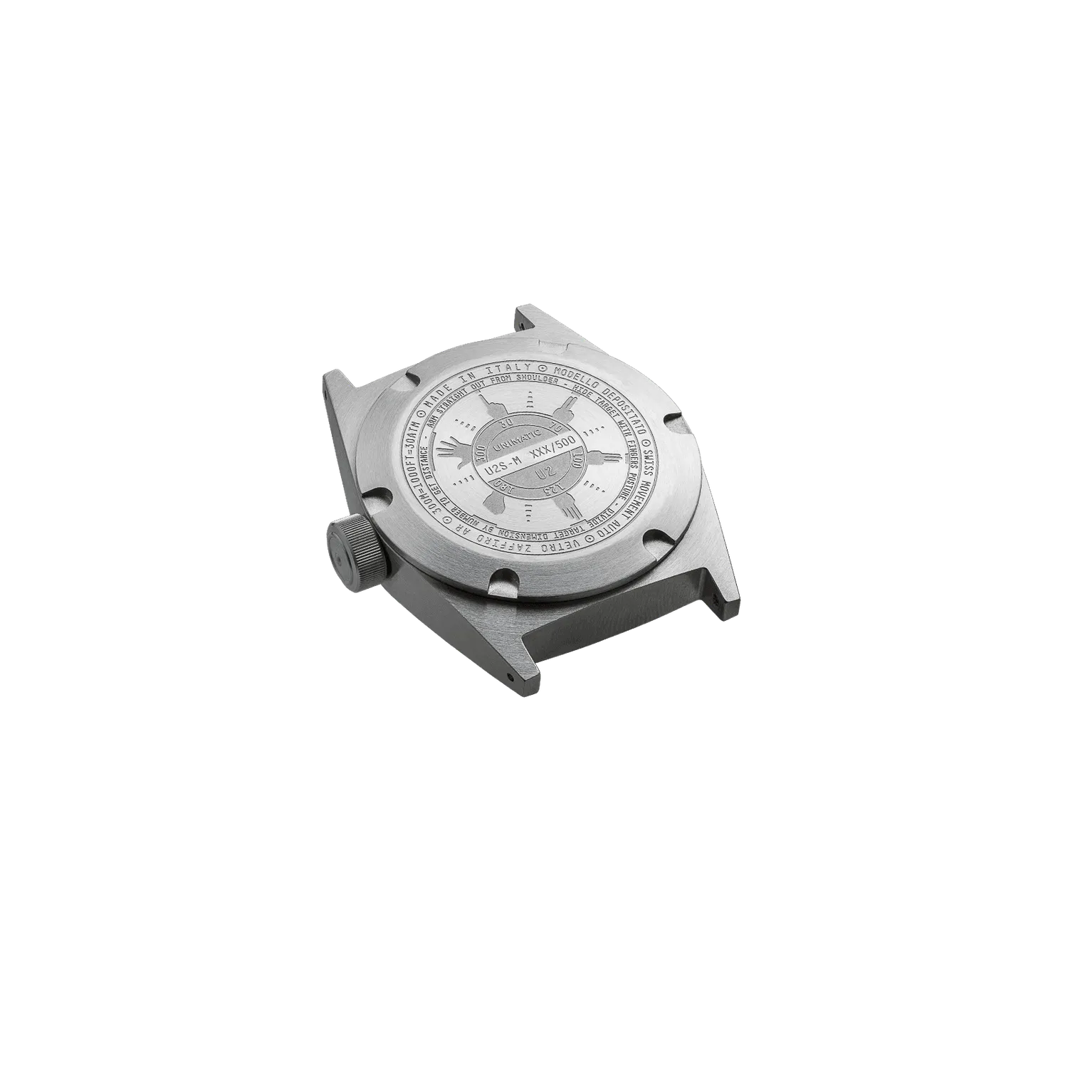 Unimatic Modello Due U2S-M horloge zwart 300m