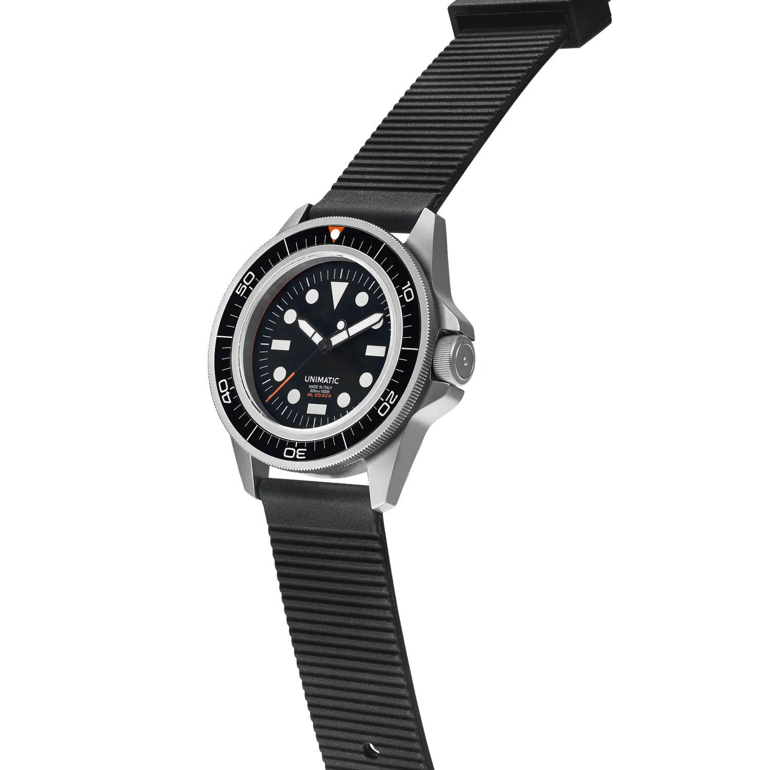 Unimatic Modello Uno UT1-PD duikhorloge zwart 41,5mm 300m