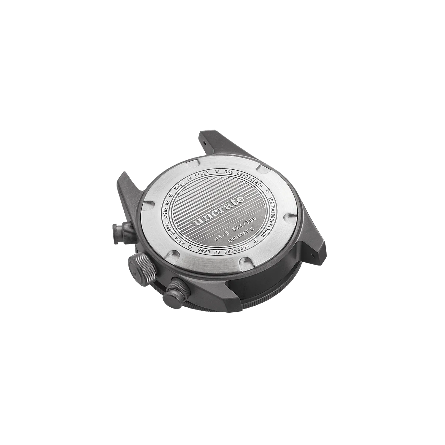Unimatic Modello Tre U3-U chrono-duiker gunmetal