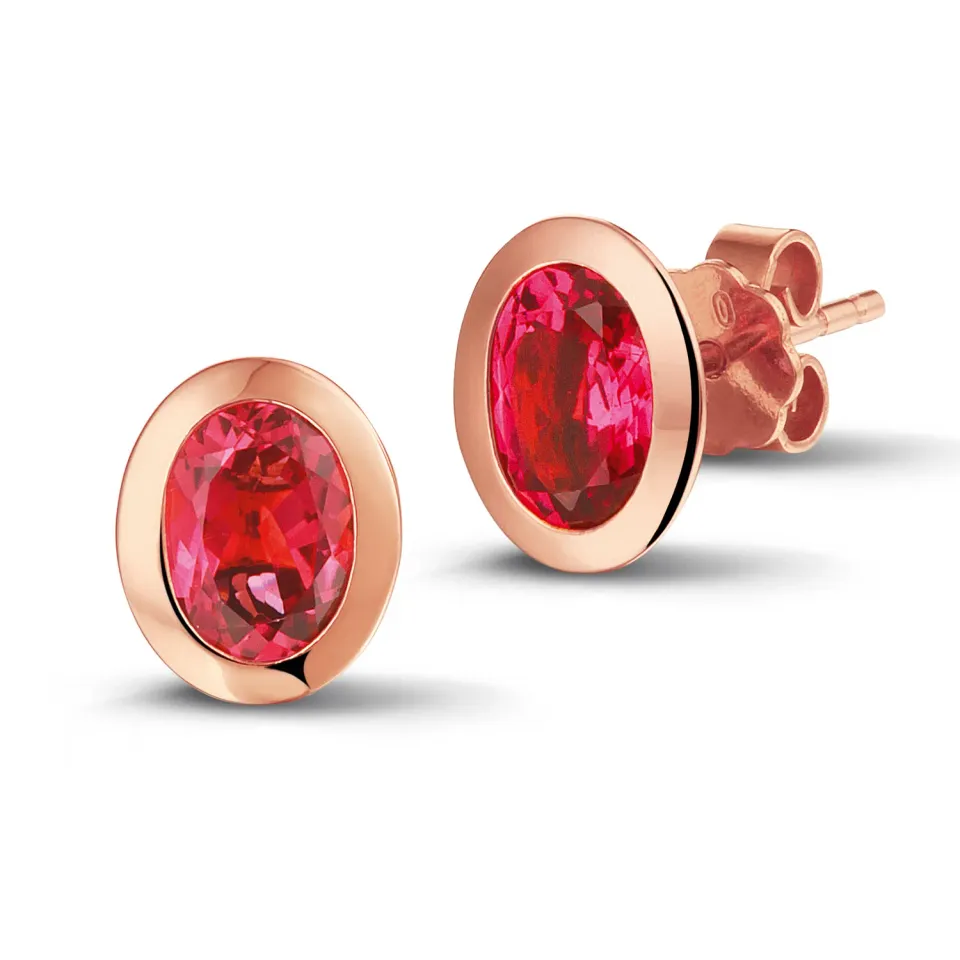 Ripassa oorstekers roségoud tourmalijn