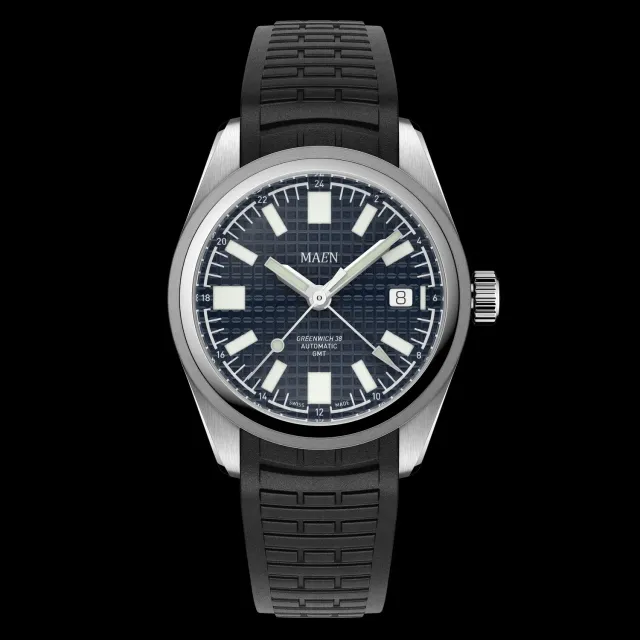 Maen Greenwich MGG.02 horloge 38mm GMT
