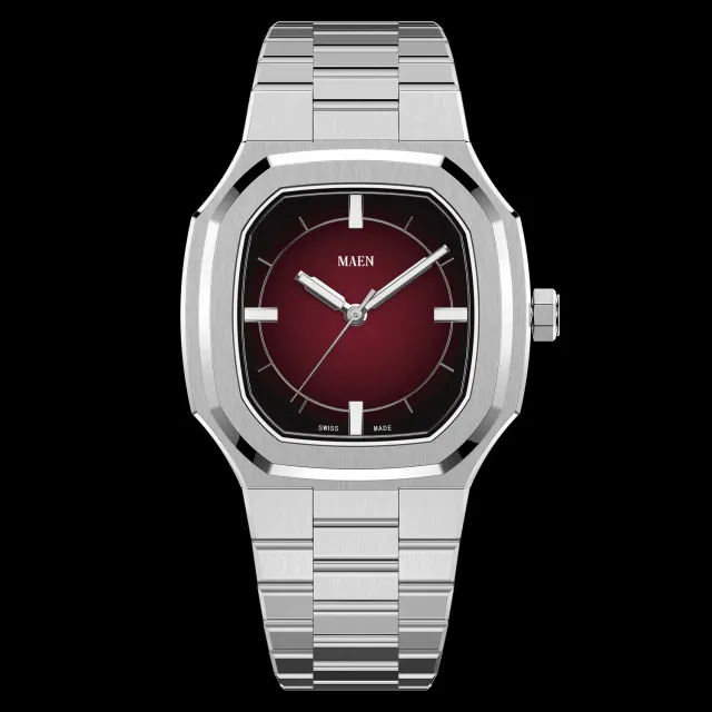 Maen Manhattan 37 MWW.01 horloge staal limited