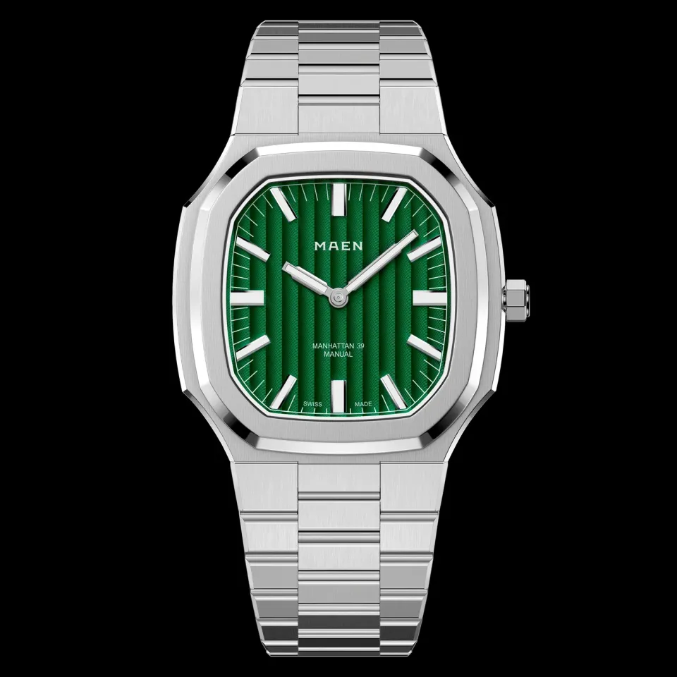 Maen Manhattan 39 M4.1.1 horloge ultra thin staal