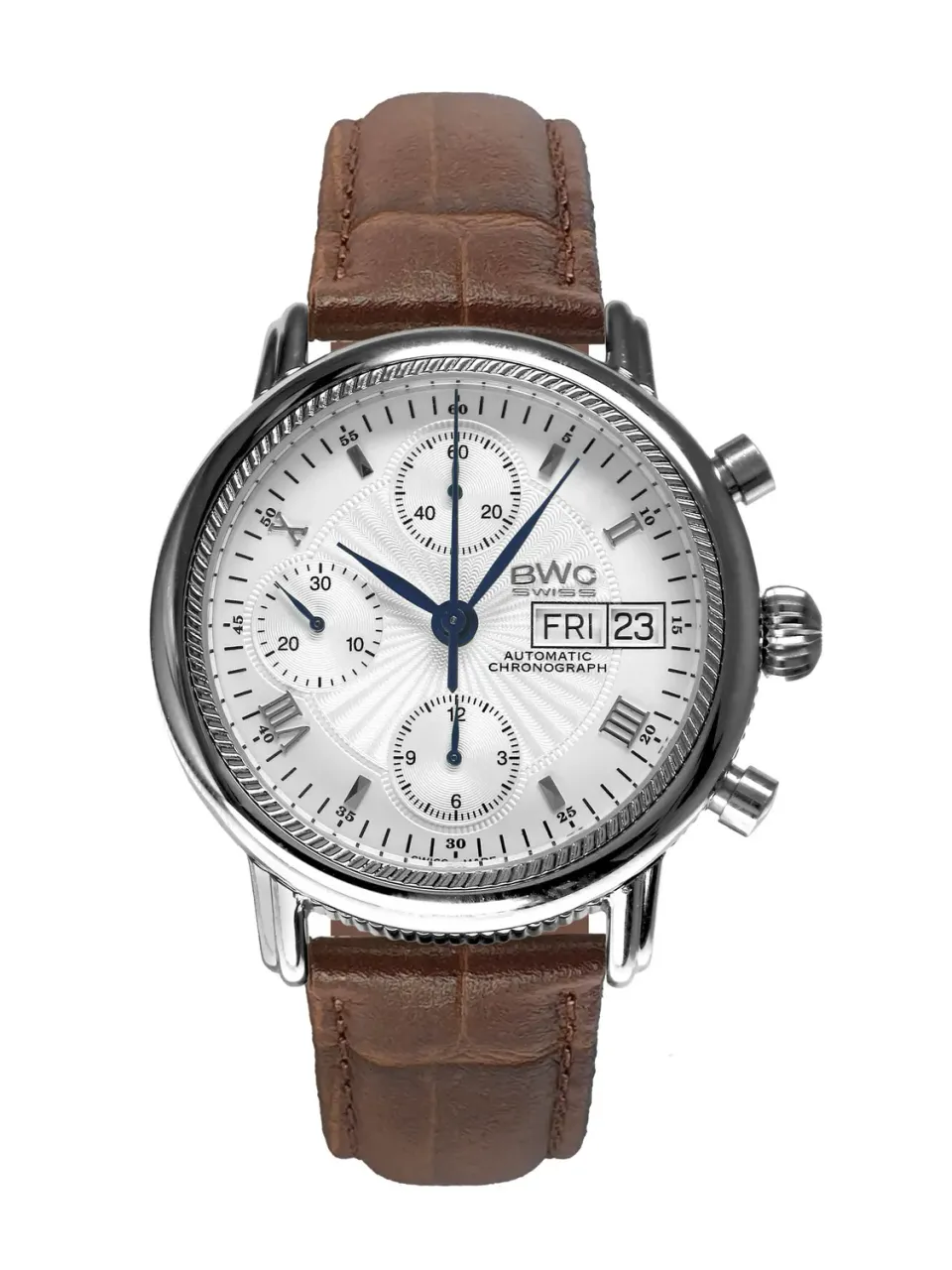 BWC-Swiss 20023.50.03 automaat chronograaf bruin ETA