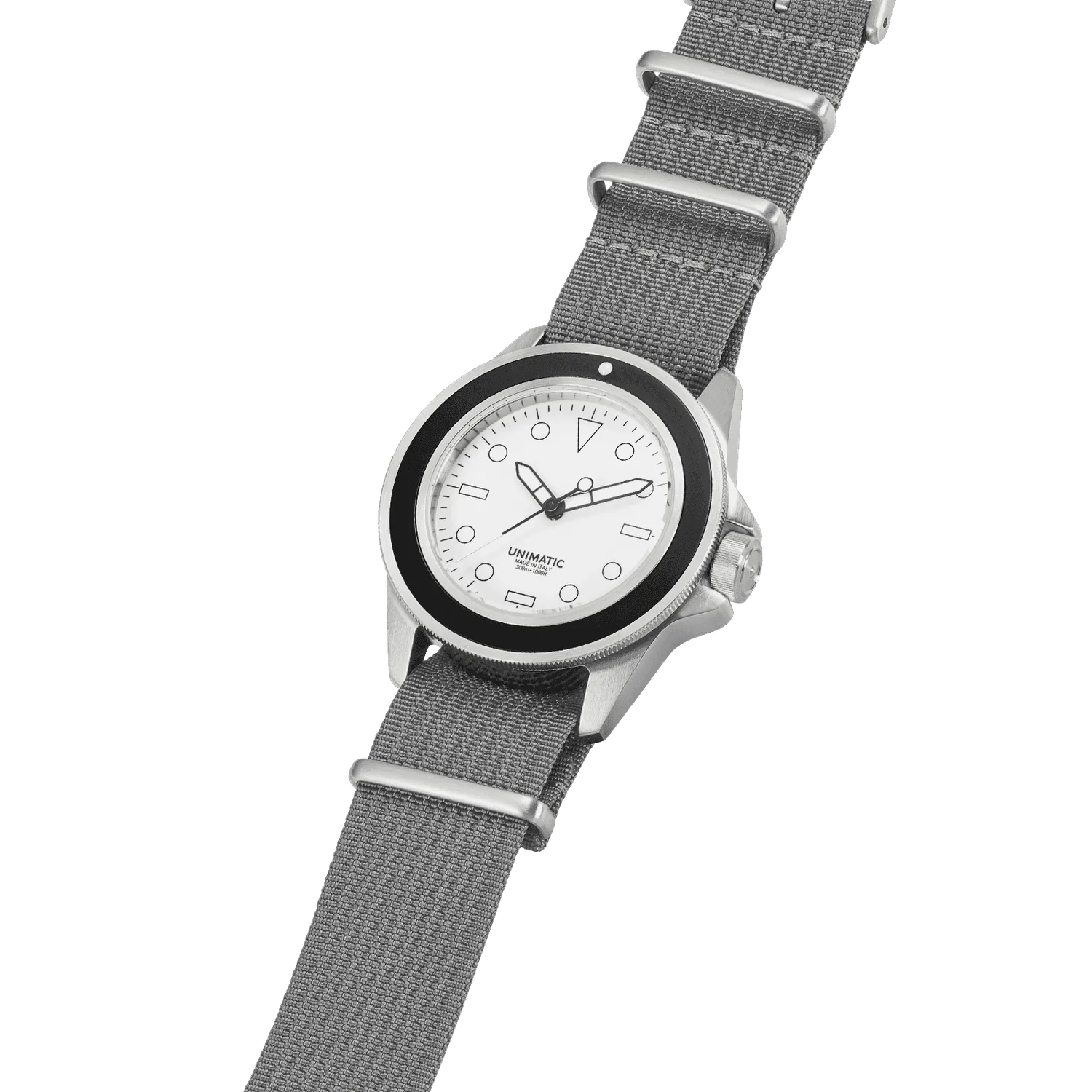 Unimatic Modello Uno U1-FL duikhorloge wit-full-lume automaat