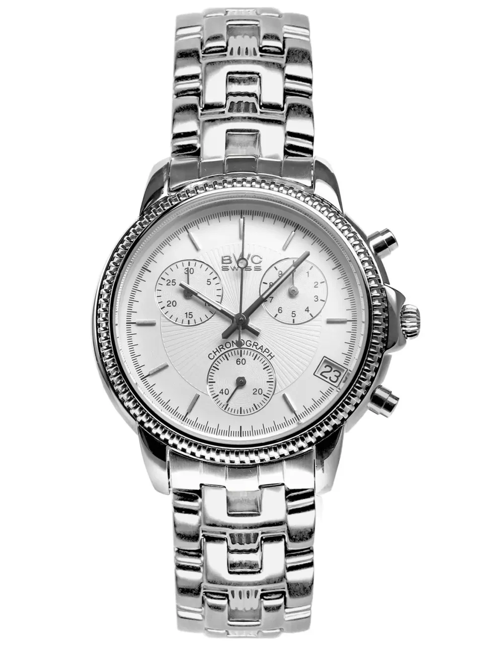 BWC-Swiss ETA G10.21A 21095.50.11 chronograaf bicolor geel
