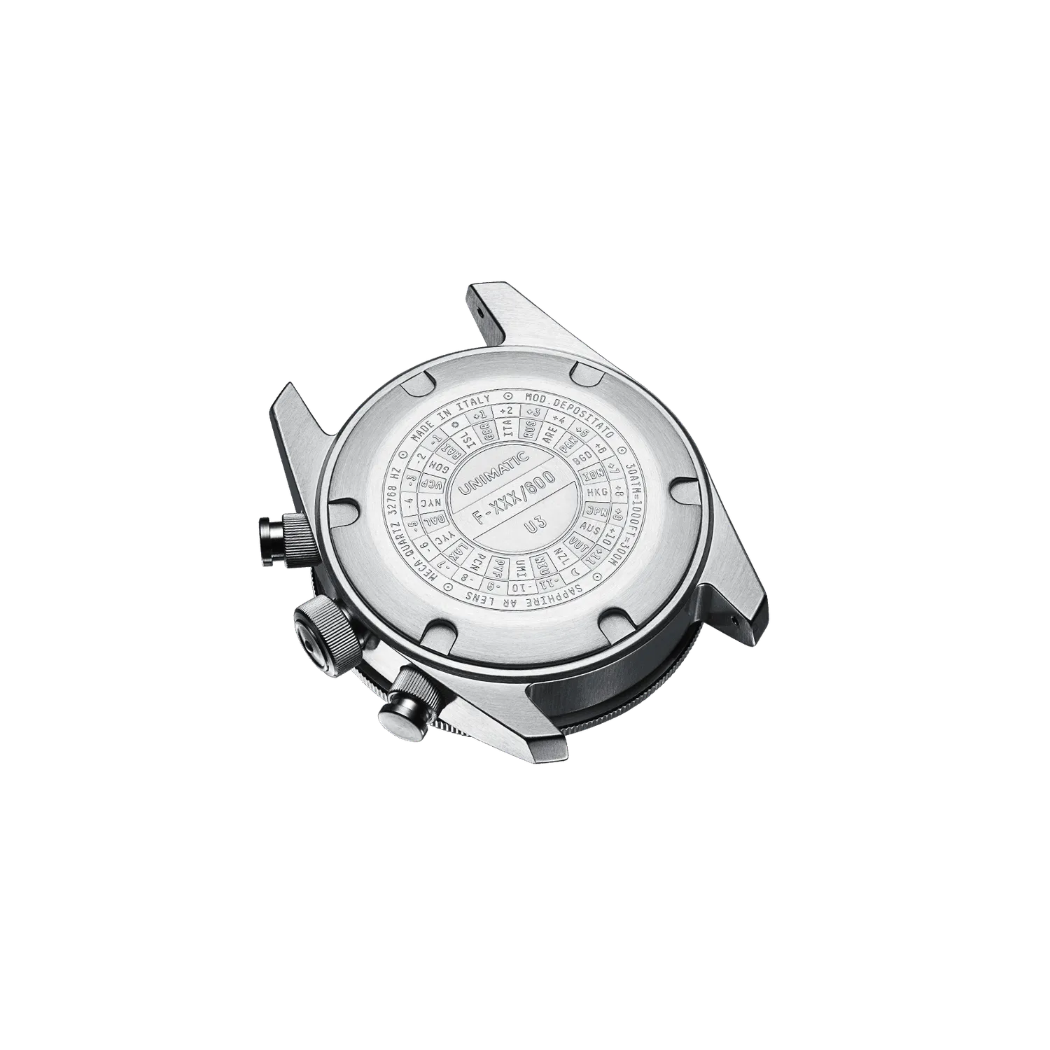 Unimatic Modello Tre U3-F chrono zwart 300m