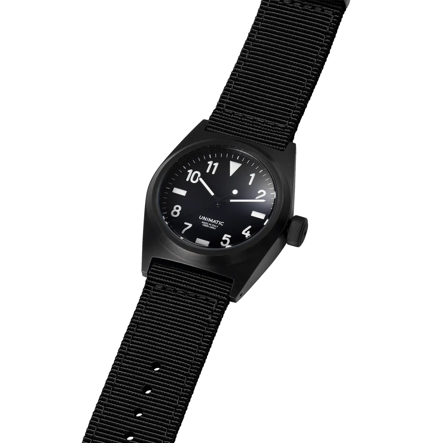 Unimatic Modello Due U2-BN veldhorloge zwart 38,5mm