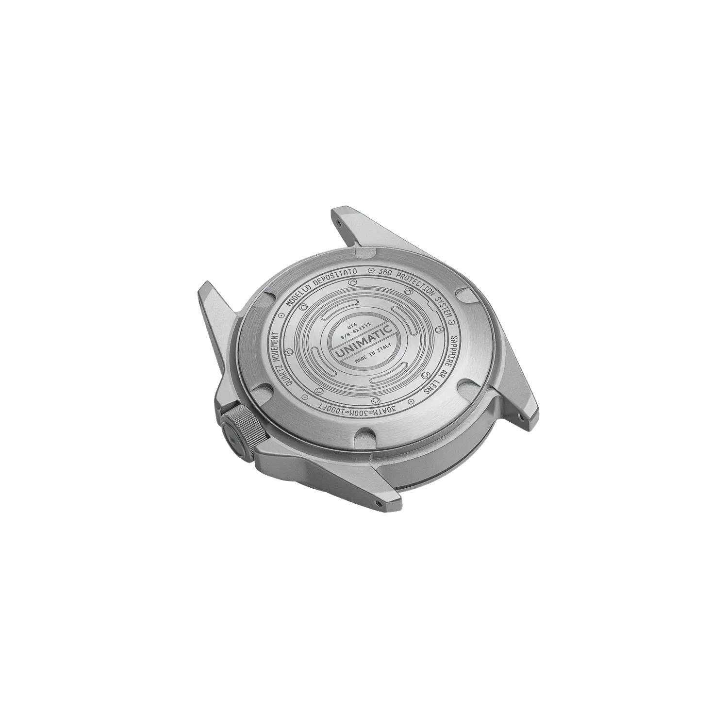 Unimatic Modello Quattro UT4 quartz horloge zwart