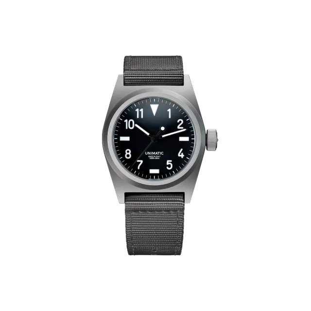 Unimatic Modello Due U2-B horloge 38,5mm zwart