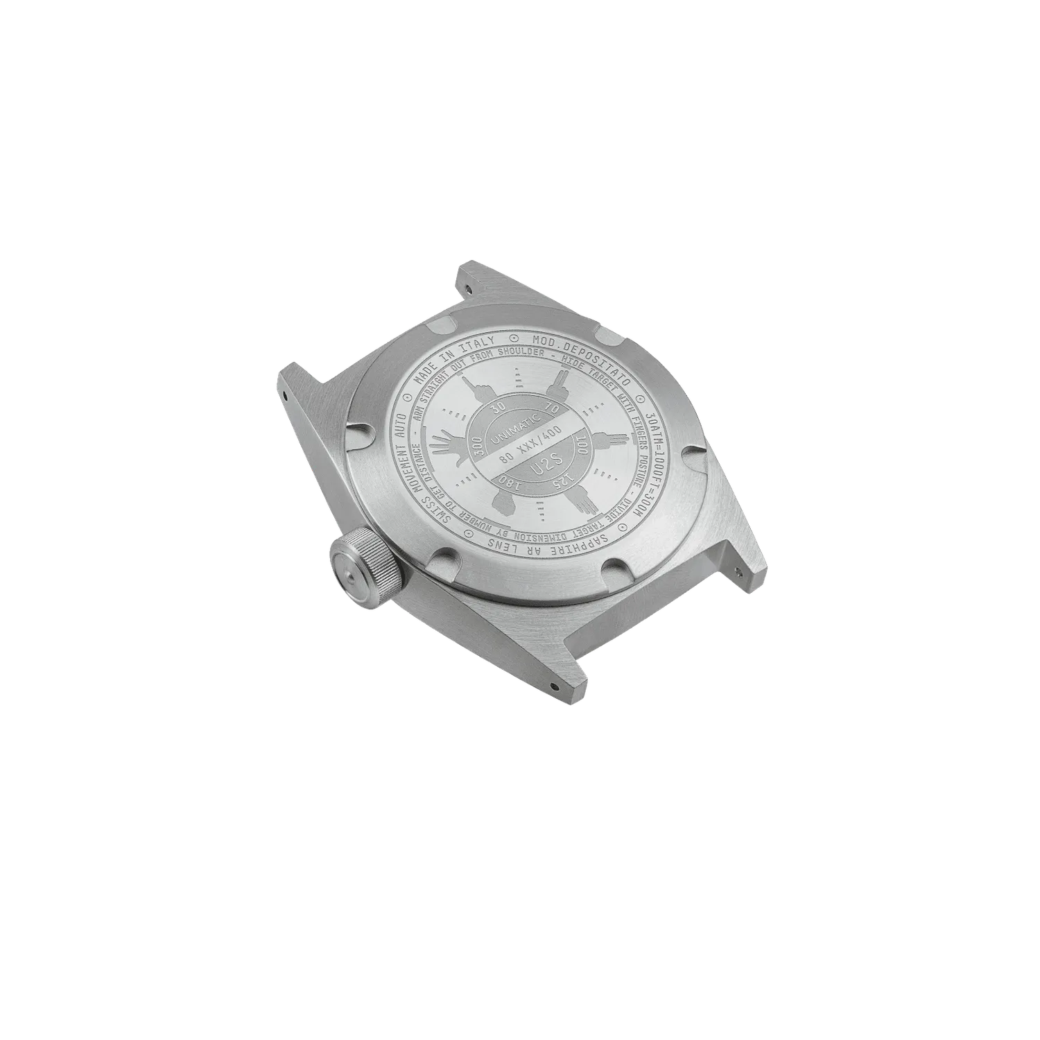 Unimatic Modello Due U2S-8O horloge olijf 300M
