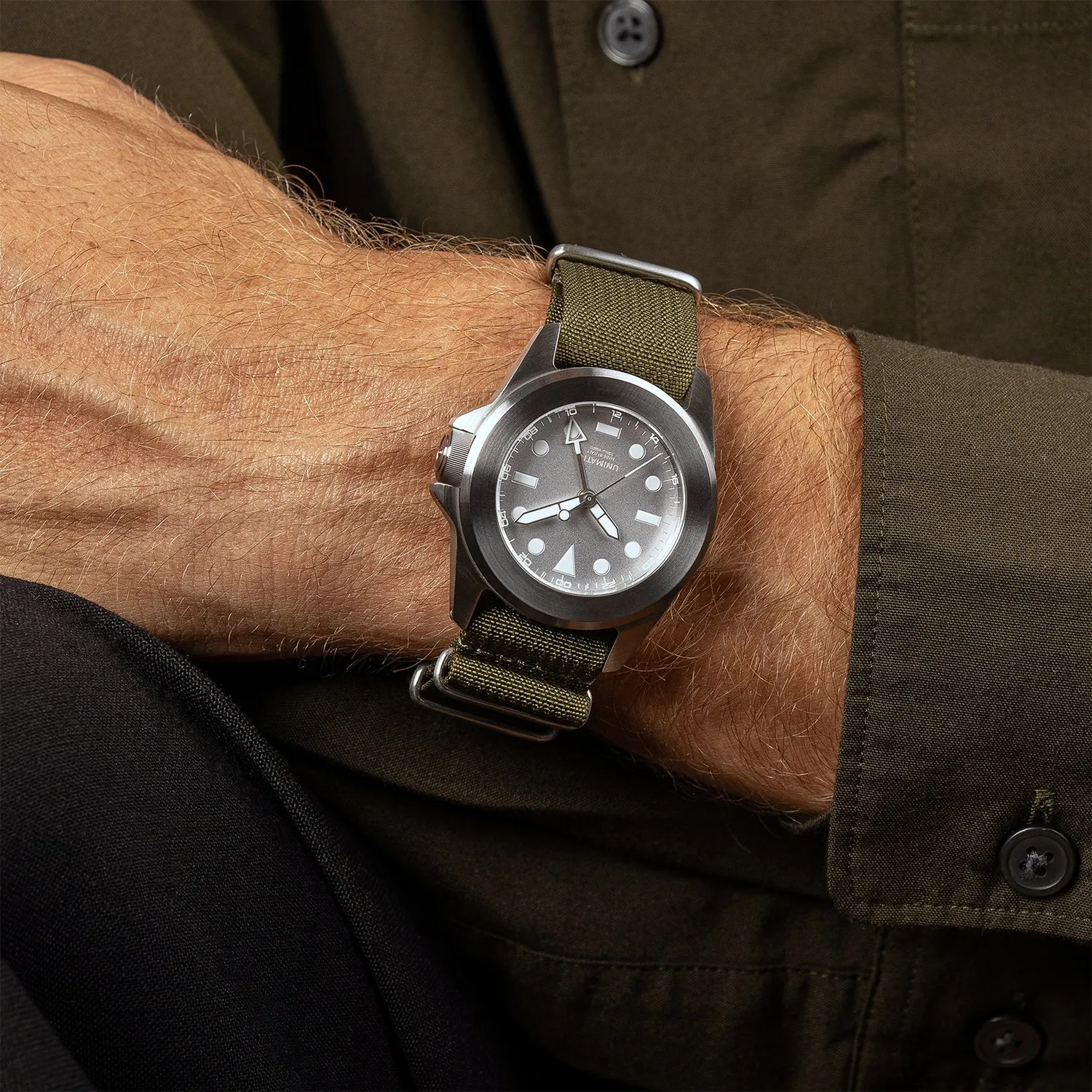 Unimatic Modello Quattro U4-GMT-AEG GMT horloge 40mm