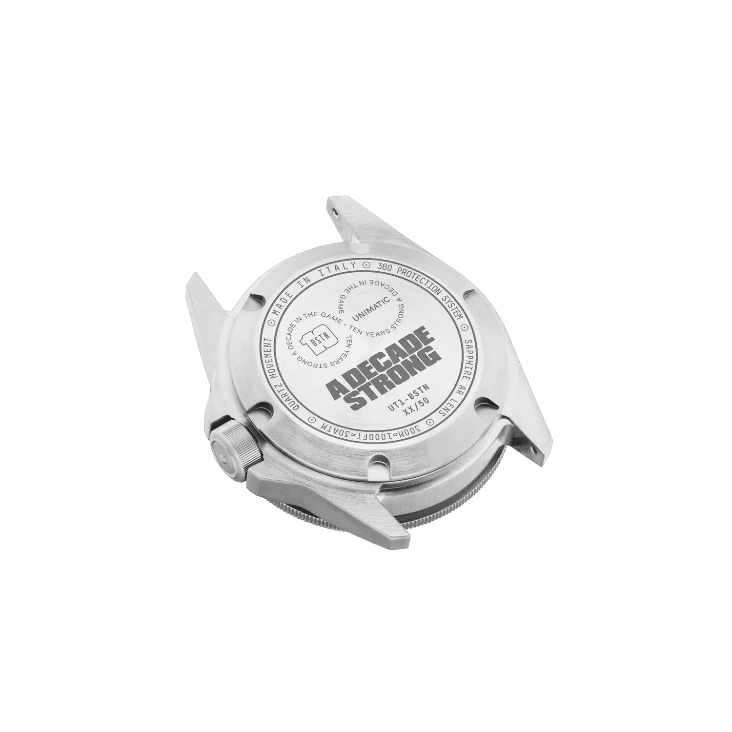 Unimatic Modello Uno UT1-BSTN duikhorloge zwart quartz 300m