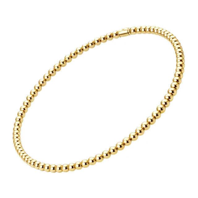 Juwelier Ripassa geel gouden bolletjes armband