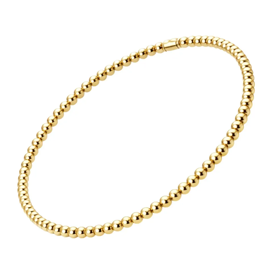 Juwelier Ripassa geel gouden bolletjes armband