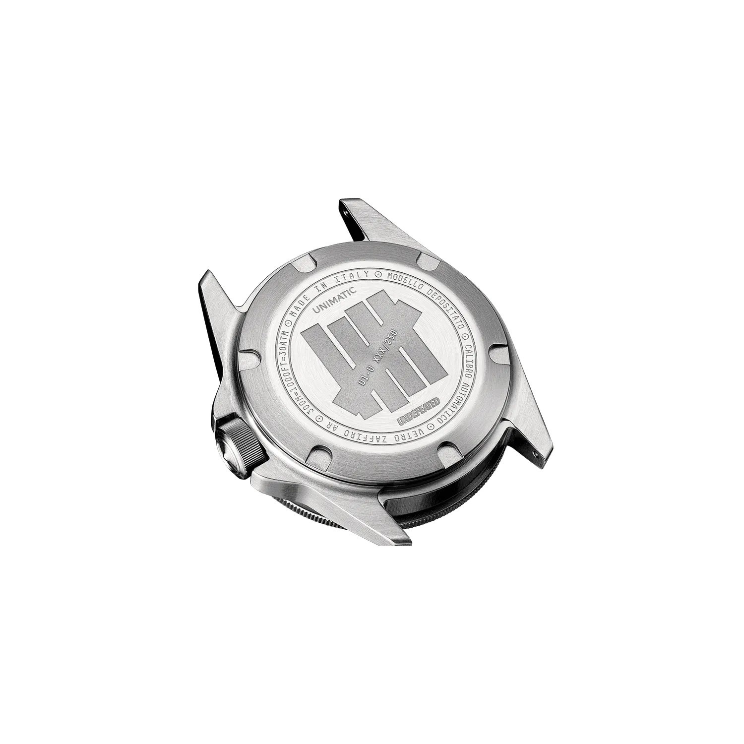 Unimatic Modello Uno U1-U horloge zwart Undefeated 300m