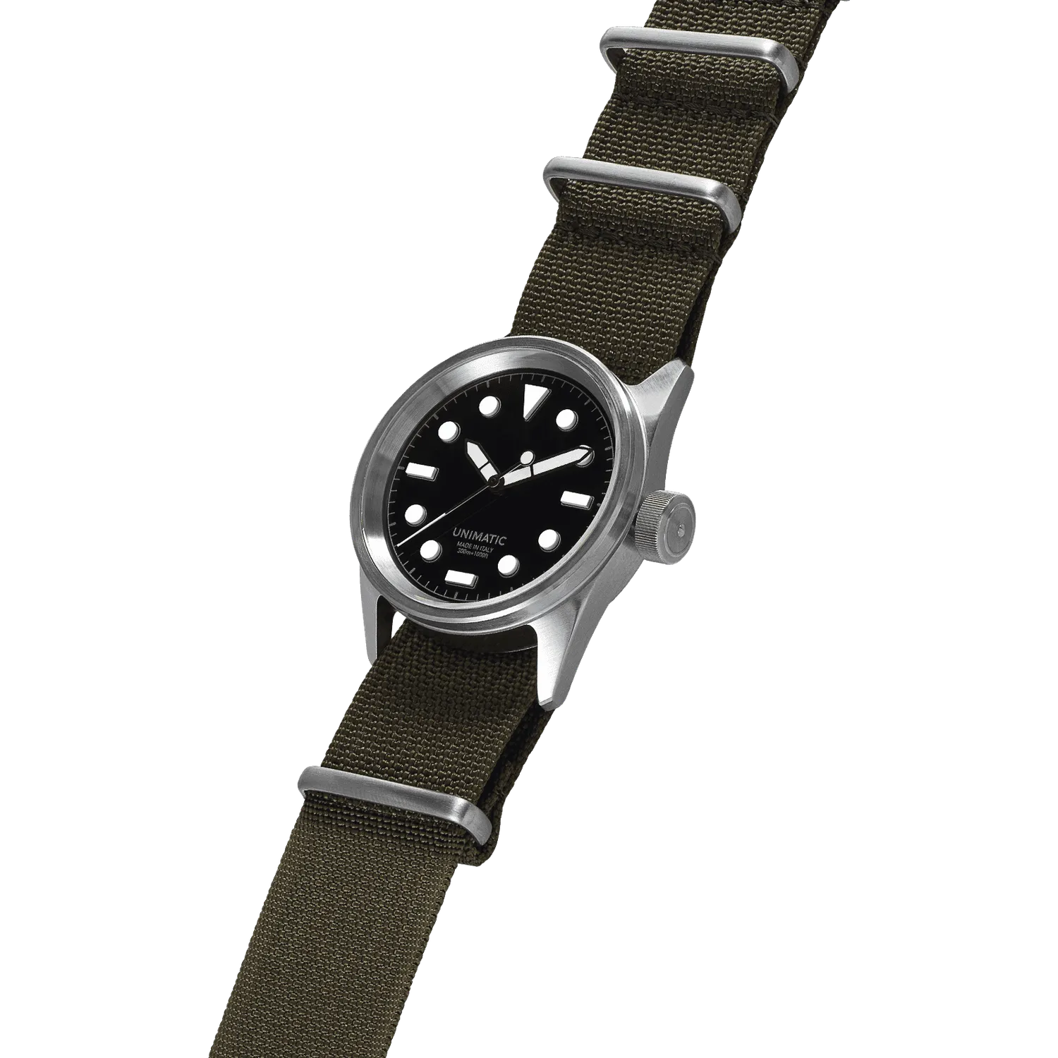 Unimatic Modello Cinque U5S-BL Horloge Zwart 36mm