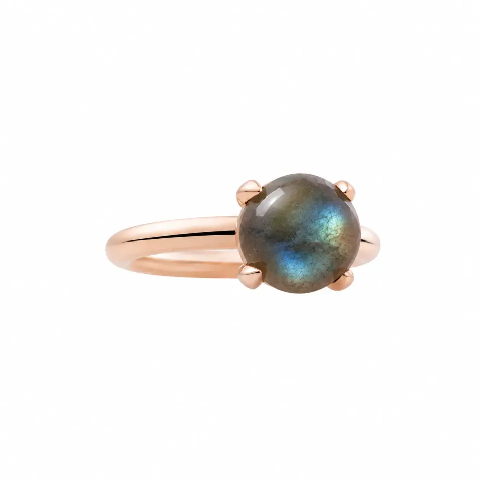 Juwelier Ripassa Bron Catch ring labradoriet zilver
