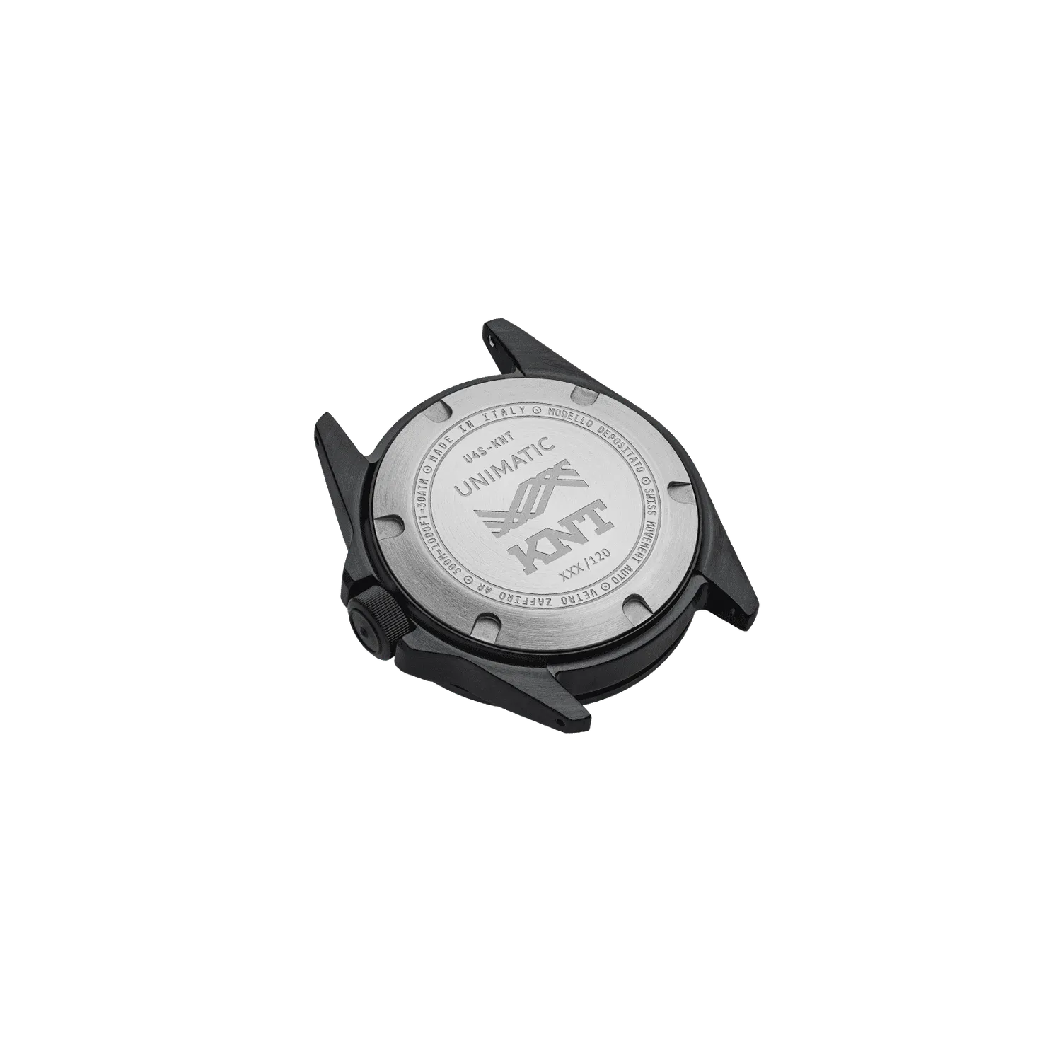 Unimatic Modello Quattro U4S-KNT horloge zwart DLC automaat