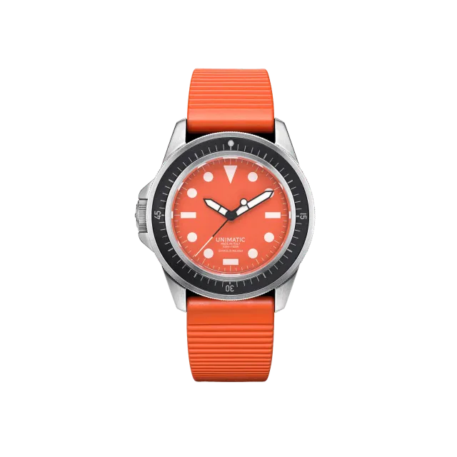 Unimatic Modello Uno U1-GM horloge oranje 300m