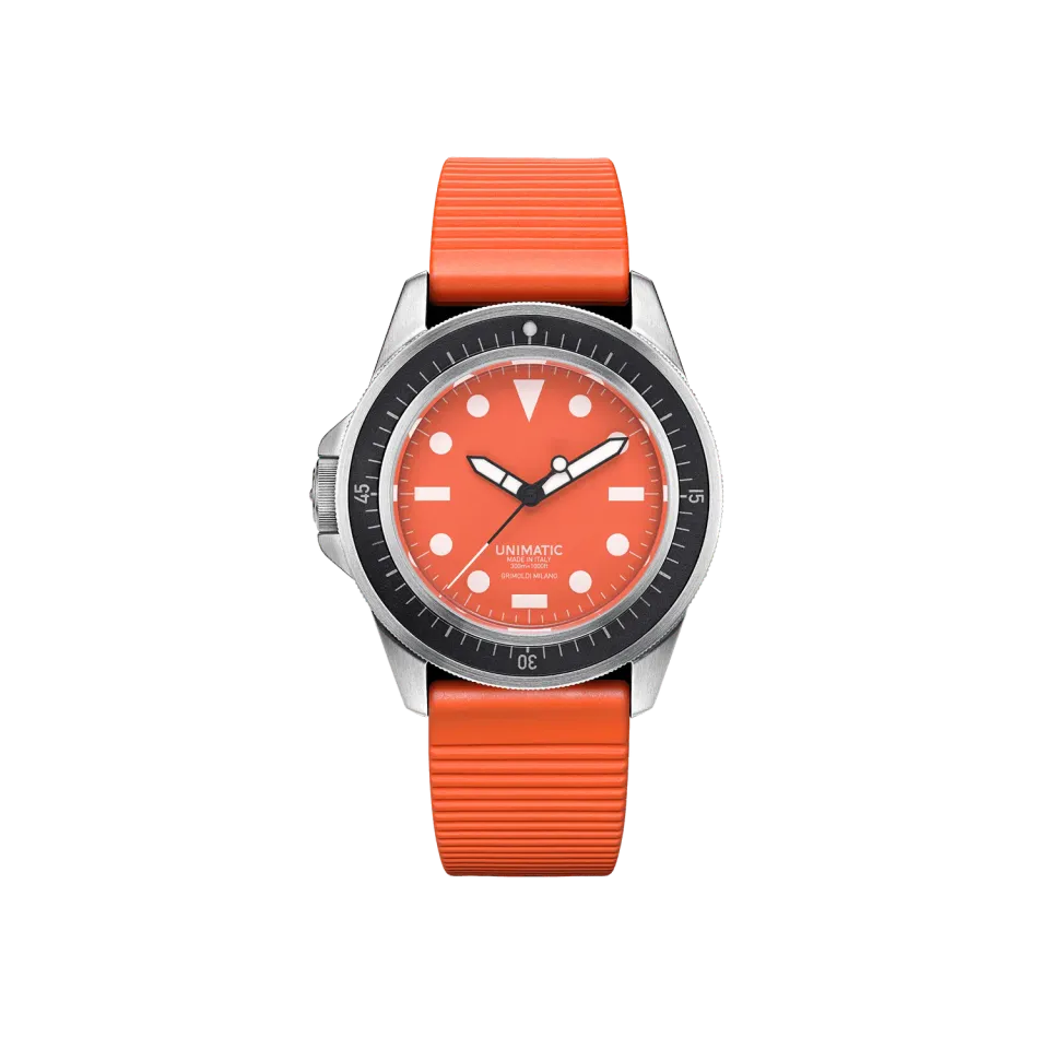 Unimatic Modello Uno U1-GM horloge oranje 300m
