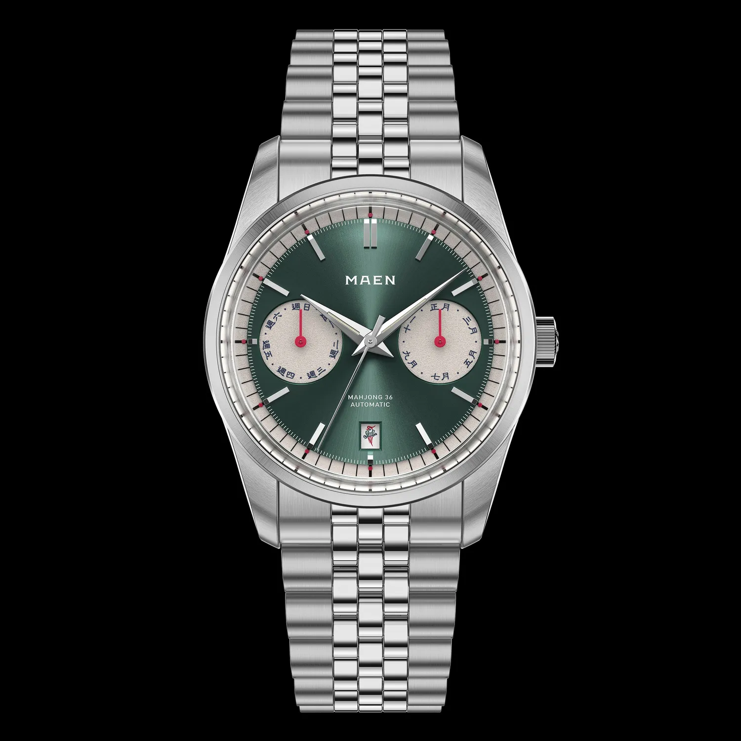 Maen Mahjong MHV.03 horloge 36mm elegant