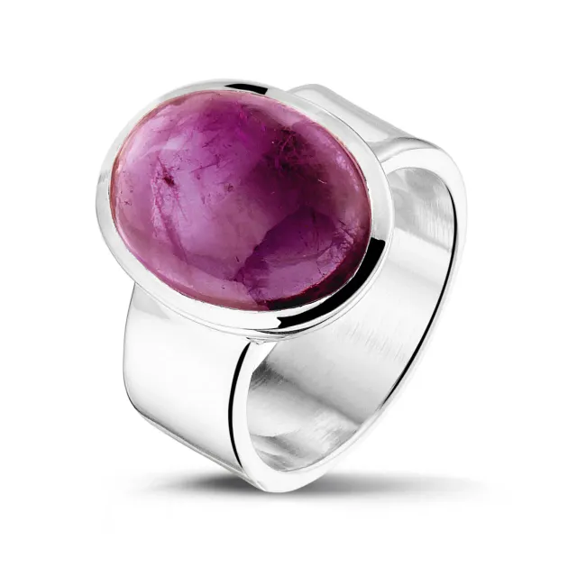 Juwelier Ripassa zilveren amethist ring paars