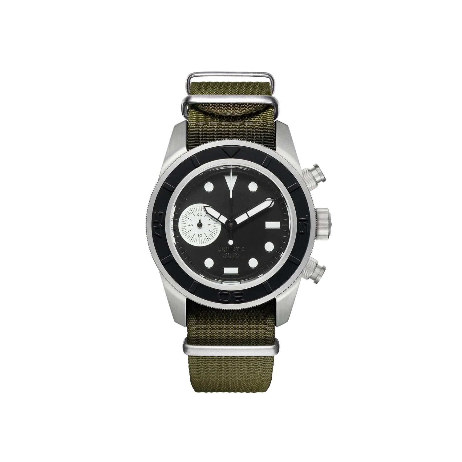Unimatic Modello Tre U3-AEB chronograaf zwart 300m