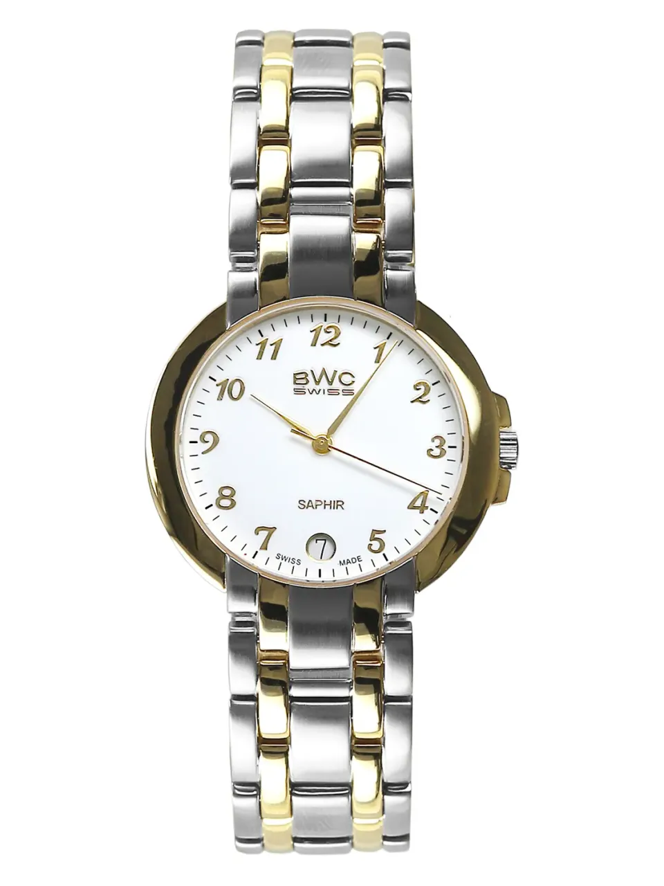 BWC-Swiss 20774.52.03 herenhorloge wit