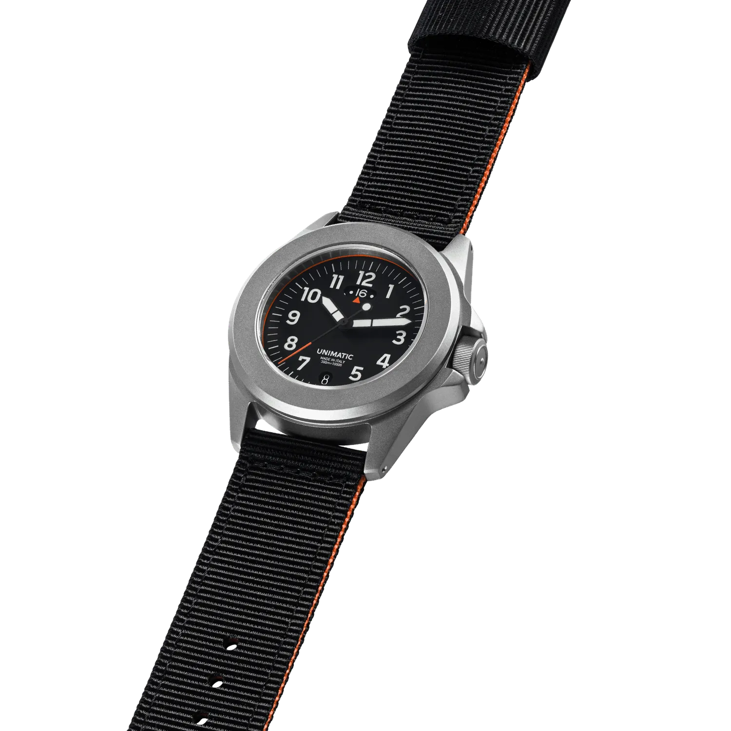 Unimatic Modello Quattro UT4-U-TI-GMT GMT-horloge 40mm titanium