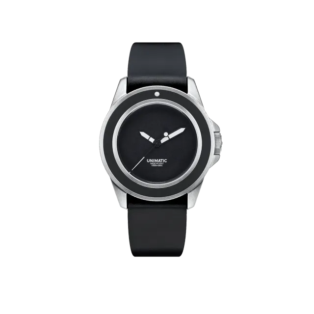 Unimatic Modello Uno U1S-M horloge zwart automaat