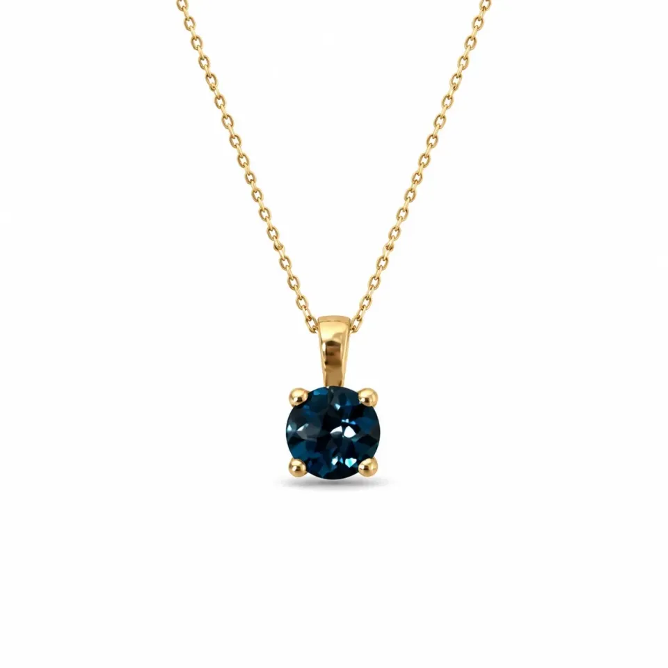 Juwelier Ripassa geelgouden hanger topaas