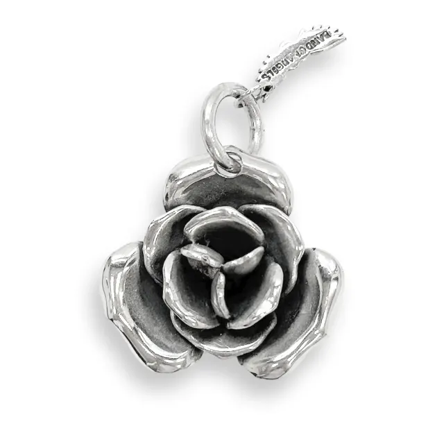 Juwelier Ripassa zilveren hanger roos