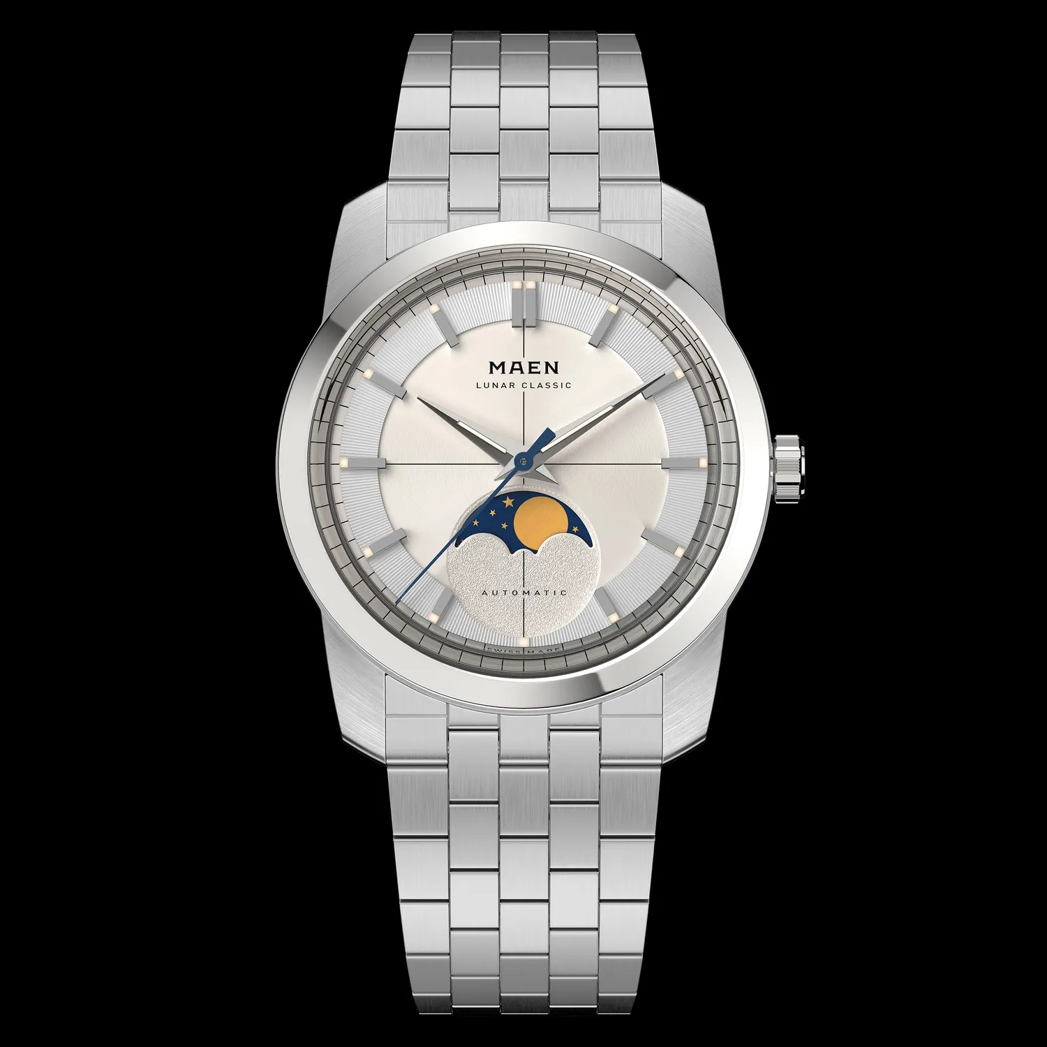 Maen Lunar Classic 36 M7.1.1 horloge maanfase automaat
