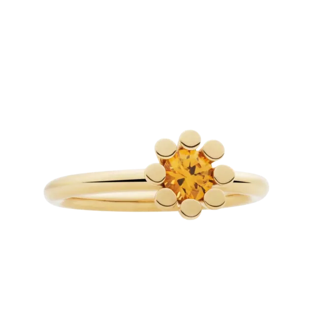 Juwelier Ripassa Bron Sprite Ring met citrien kinderhorloge