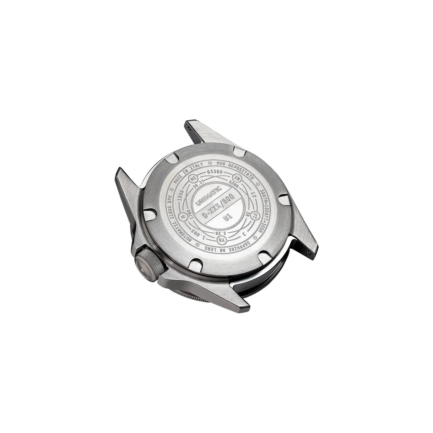 Unimatic Modello Uno U1-D horloge zwart 300M
