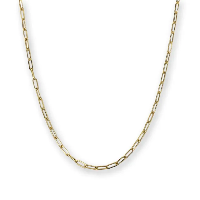 Juwelier Ripassa geel gouden collier 51 cm schakel